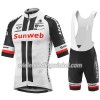 Set Fietsshirt + Korte Koersbroek 2018 Team Sunweb Dames N001